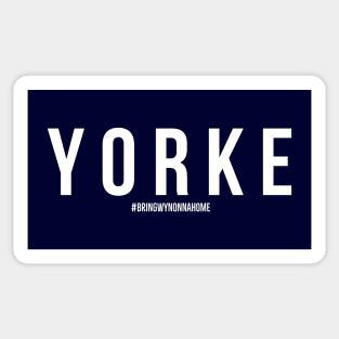 YORKE - Wynonna Earp #BringWynonnaHome Sticker